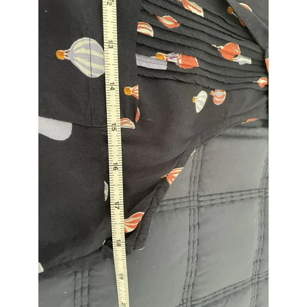 MAEVE BY ANTHROPOLOGIE SLEEVELESS NOVELTY PRINT HOT AIR BALLOON BLOUSE SZ XS - Picture 14 of 14